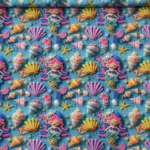 Popeline Digital 3D - Sereia