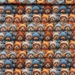 Popeline Digital 3D - Ursinhos