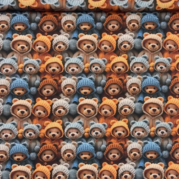 Popeline Digital 3D - Ursinhos