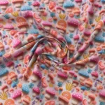 Popeline Digital 3D - Mushrooms - Image 2