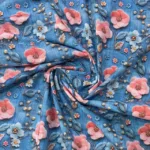 Popeline Digital 3D - Flowers - Image 2