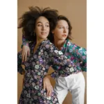 Popeline Digital Flower - Preto - Image 5