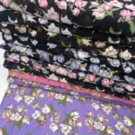 Chiffon Roses - Preto/Bege Claro - Image 4