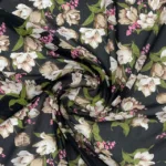 Chiffon Roses - Preto/Bege - Image 2