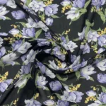 Chiffon Roses - Preto Lilás - Image 2