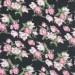 Chiffon Roses - Preto Rosa
