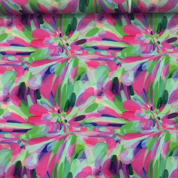 Crepe Bubble  Abstract Color