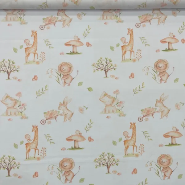 Popeline Digital 3D -  Sweet Jungle