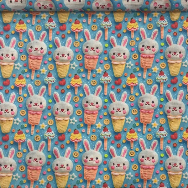 Popeline Digital 3D -  Lollipops