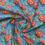 Popeline Digital 3D - Flower - Image 2