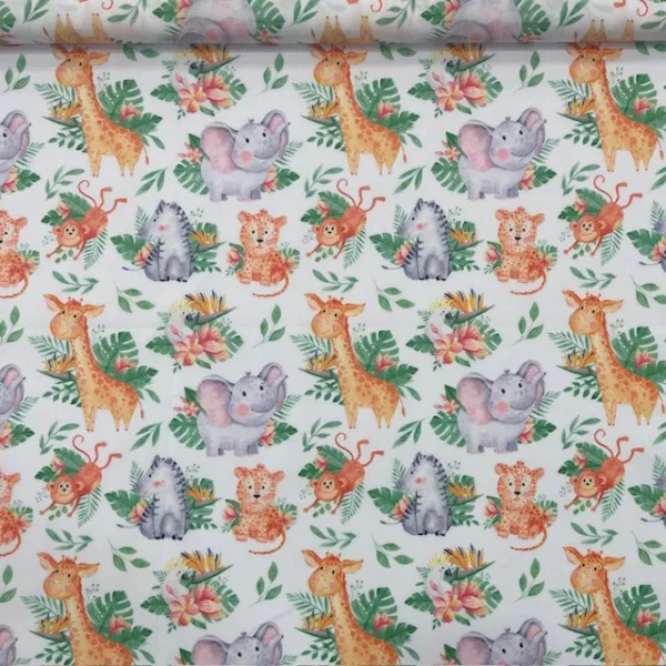 Popeline Digital 3D - Jungle