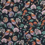 Popeline Resinada Bird - Azul - Image 3