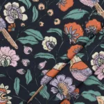 Popeline Resinada Bird - Azul - Image 2