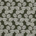 Popeline Resinada Leaves - Verde