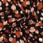 Viscose Leo Foil Gold - Preto - Image 3