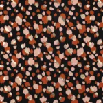 Viscose Leo Foil Gold - Preto