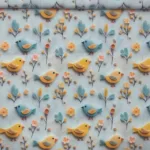 Popeline Digital 3D - Birds