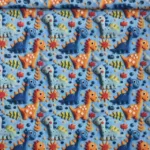 Popeline Digital 3D - Dino