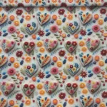 Popeline Digital 3D - Hearts