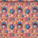 Popeline Digital 3D - Dolls