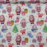 Popeline Digital Fofi - Branco