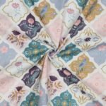 Popeline Digital Pássaros e Flores - Branco - Image 2