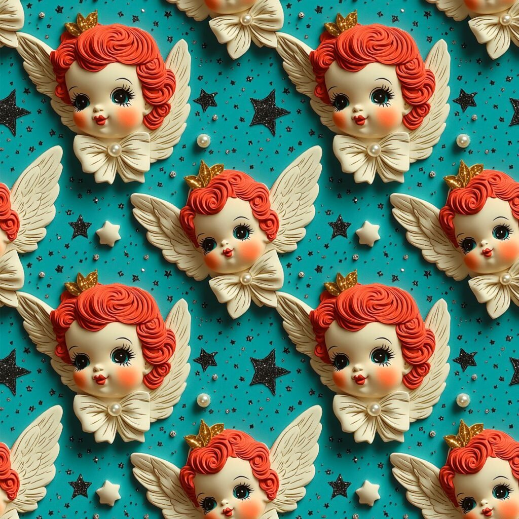 Tecido Angelsd Violet Fabrics