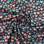 Bombazine Corações - Azul - Image 2