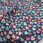 Bombazine Corações - Azul - Image 3