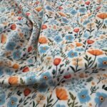 Bombazine Flowers - Cru - Image 3