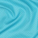 Popeline Pintas – Azul Turquesa - Image 3