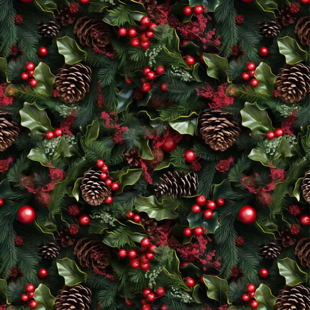 Tecido Policanvas Christmas Violet Fabrics