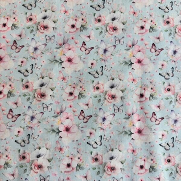 Popeline Butterfly by Ana Lobo - Azul