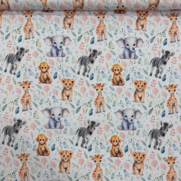 Popeline Jungle - Branco