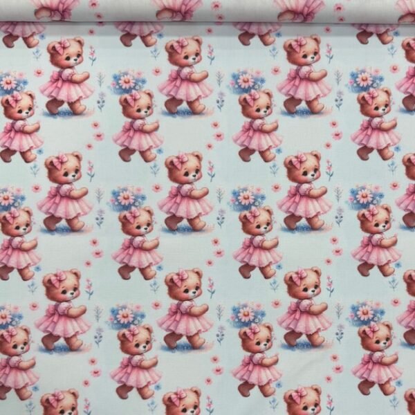 Popeline Bear Collecion - Branco