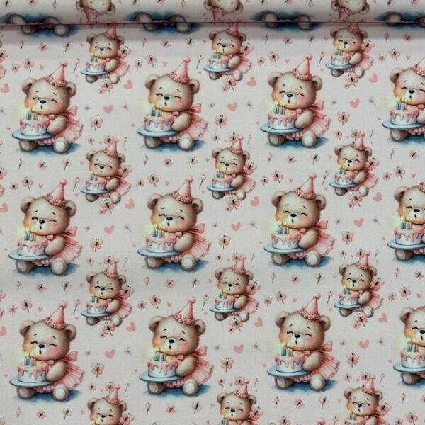 Popeline Bear Collecion - Rosa