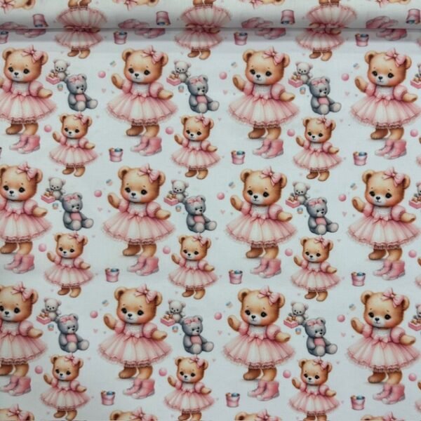 Popeline Bear Collecion - Branco