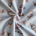 Popeline Unicorn Ice Cream by Ana Lobo - Branco - Image 2