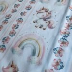 Popeline Unicorn Rainbow by Ana Lobo - Branco - Image 3