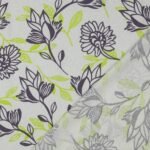 Linho Viscose Flowers - Verde - Image 4
