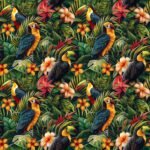 Lycra Estampada - Arara