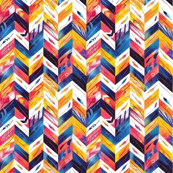 Lycra Estampada - Chevron