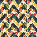 Lycra Estampada - Chevron Fruits