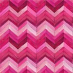 Lycra Estampada - Chevron Pink