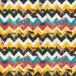 Lycra Estampada - Chevron Safari