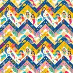 Lycra Estampada - Chevron Sereia