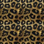 Lycra Estampada - Leo Gold Black