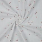 Musselina Corações - Branco