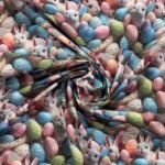 Popeline Digital Páscoa Coelhinhos e Ovos - Image 2