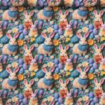 Popeline Digital Páscoa Coelhinhos